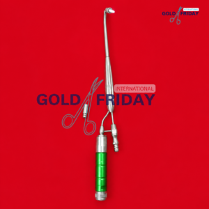 Aufricht Retractor Fiber Optic And Suction With Led Light, Plastic Surgery