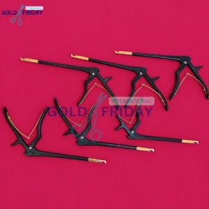 Kerrison Rongeurs Punch 1mm 2mm 3mm 4mm 5mm 6mm  SUPER set of 6 PCs black+gold  colour coating