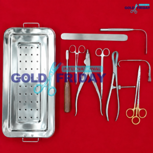 Maxillofacial surgery instruments set of 10